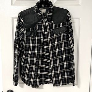 Current/Elliott Plaid Button Up